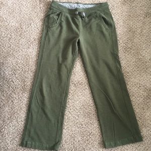 Green tea sweatpants.